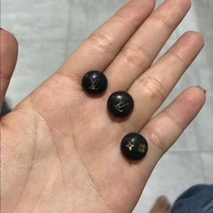 Genuine Louis Vuitton Wooden Earrings